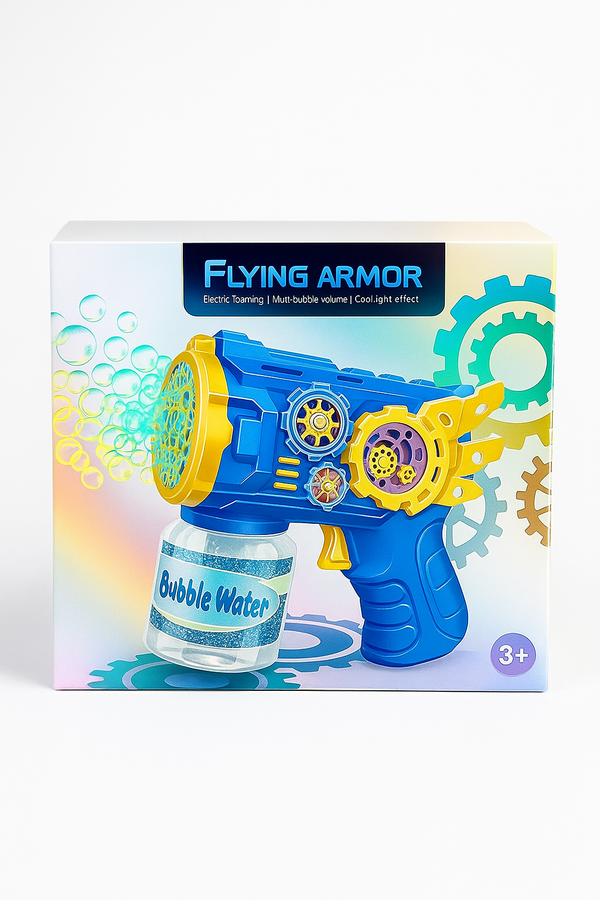 Bottle Fitted Bazooka Bubble Gun for Kids