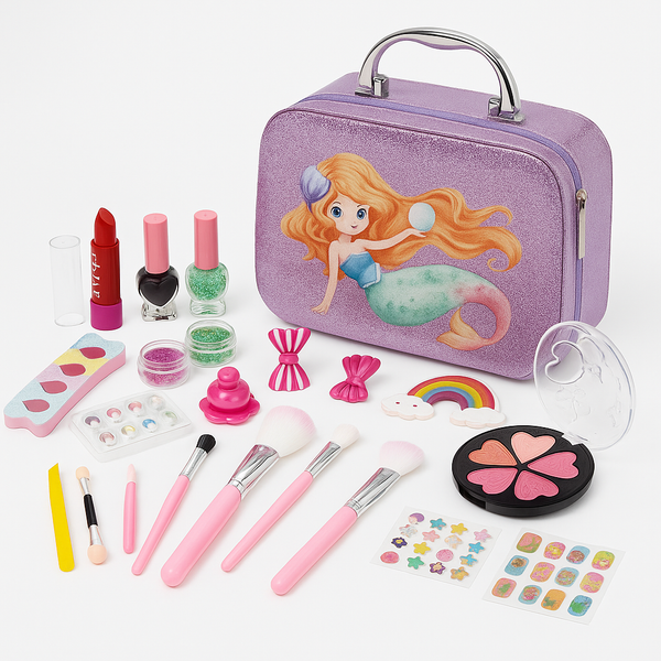 2 in 1 Beauty Makeup Set Bag for Kids